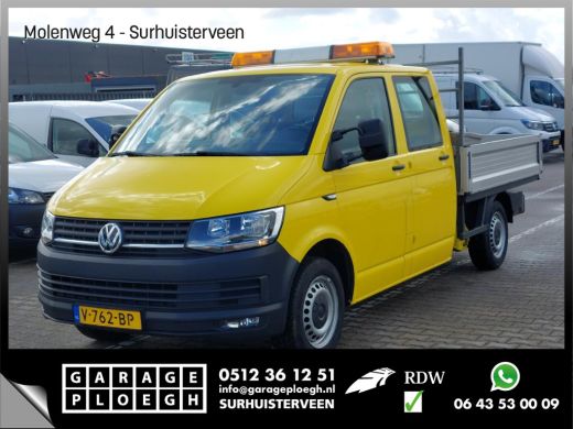 Volkswagen Transporter 2.0 TDI L2H1 DC Hiab kraan Kastinrichting Trekhaak Airco Cruise Comfortline Volkswagen Transporter 2.0 TDI L2H1 DC Hiab kraan Kastinrichting Trekhaak Airco Cruise Comfortline