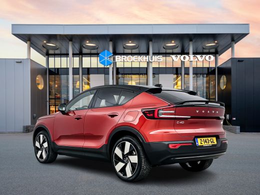 Volvo  C40 Extended Range Ultimate | 20" | Black Pack | Nubuck bekleding | Pixel LED | Getint glas ActivLease financial lease