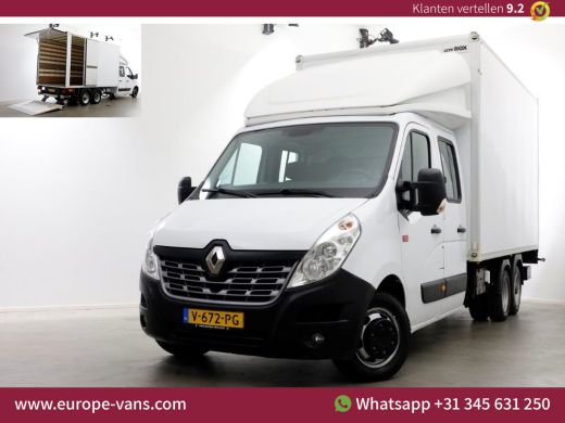Renault Master T35 2.3 dCi 165pk D.C. Clixtar BE-Combi Bakwagen met laadklep 2180kg laadverm. 06-2018
