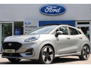 Ford Puma 1.0EB ST-LINE X AUTOMAAT | NIEUW MODEL | PANODAK | LEDER | ADAPTIVE CRUISE | WINTERPACK | EL. ACH...