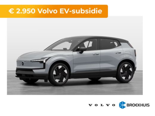 Volvo EX30 Single Motor Extended Range Plus 69 kWh | 19" Lichtmetalen velgen | LED-verlichting | Getint glas Volvo EX30 Single Motor Extended Range Plus 69 kWh | 19" Lichtmetalen velgen | LED-verlichting | Getint glas