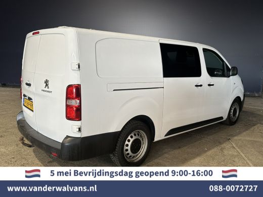 Peugeot Expert 2.0 BlueHDI 123pk L3H1 Dubbele Cabine Euro6 Airco | 2x zijdeur | 2500kg Trekhaak | 5-Zits Cruisec... ActivLease financial lease