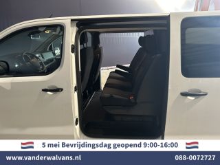 Peugeot Expert 2.0 BlueHDI 123pk L3H1 Dubbele Cabine Euro6 Airco | 2x zijdeur | 2500kg Trekhaak | 5-Zits Cruisec...