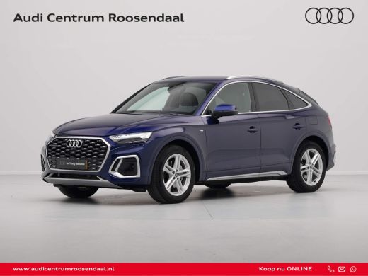 Audi Q5 Sportback 50 TFSI e 265pk S-Tronic S-Line edition Navigatie Luchtvering Camera Stoelverwarming