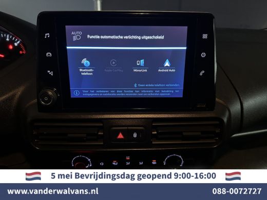 Peugeot Partner 1.5 BlueHDI 102pk L1H1 Euro6 Airco | Camera | Apple Carplay | Android Auto Trekhaak, Cruisecontro... ActivLease financial lease