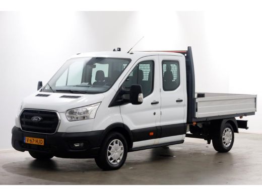 Ford Transit 350 2.0 TDCI 130pk L3H1 D.C. Trend Open Laadbak Trekhaak 2800kg 11-2021 ActivLease financial lease