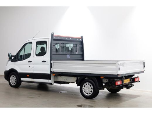 Ford Transit 350 2.0 TDCI 130pk L3H1 D.C. Trend Open Laadbak Trekhaak 2800kg 11-2021 ActivLease financial lease