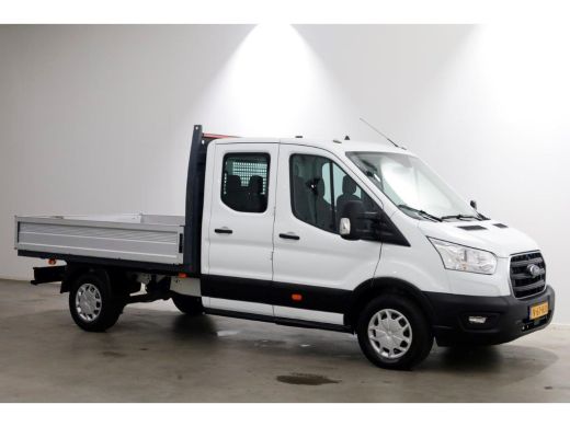 Ford Transit 350 2.0 TDCI 130pk L3H1 D.C. Trend Open Laadbak Trekhaak 2800kg 11-2021 ActivLease financial lease