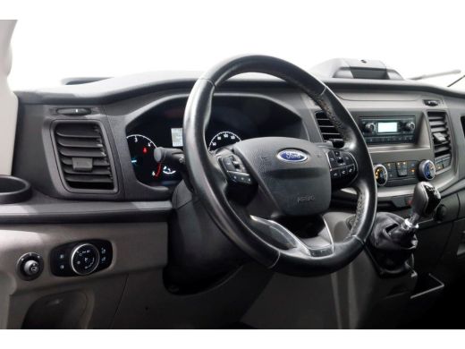 Ford Transit 350 2.0 TDCI 130pk L3H1 D.C. Trend Open Laadbak Trekhaak 2800kg 11-2021 ActivLease financial lease