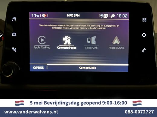 Peugeot Partner 1.6 BlueHDI 100pk L1H1 Euro6 Airco | Navigatie | Apple Carplay | Android Auto | Trekhaak, Dakdrag... ActivLease financial lease
