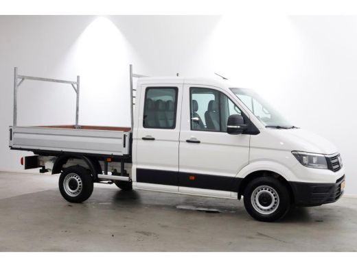 Volkswagen Crafter 35 2.0 TDI 140pk L3 D.C. Open laadbak Trekhaak 3000kg 11-2017 ActivLease financial lease
