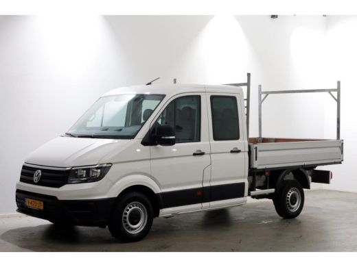 Volkswagen Crafter 35 2.0 TDI 140pk L3 D.C. Open laadbak Trekhaak 3000kg 11-2017 ActivLease financial lease