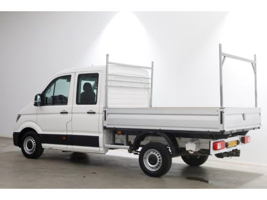 Volkswagen Crafter 35 2.0 TDI 140pk L3 D.C. Open laadbak Trekhaak 3000kg 11-2017 ActivLease financial lease
