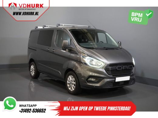 Ford Transit Custom 2.0 TDCI 130 pk Aut. DC Dubbel Cabine Limited 2x Schuifdeur/ CarPlay/ Stoelverw./ Cruise/ LMV/ Na... Ford Transit Custom 2.0 TDCI 130 pk Aut. DC Dubbel Cabine Limited 2x Schuifdeur/ CarPlay/ Stoelverw./ Cruise/ LMV/ Na...