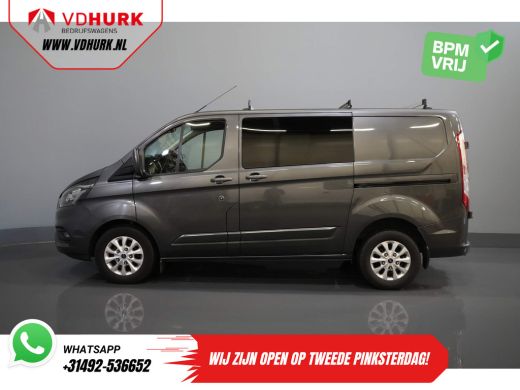 Ford Transit Custom 2.0 TDCI 130 pk Aut. DC Dubbel Cabine Limited 2x Schuifdeur/ CarPlay/ Stoelverw./ Cruise/ LMV/ Na... ActivLease financial lease