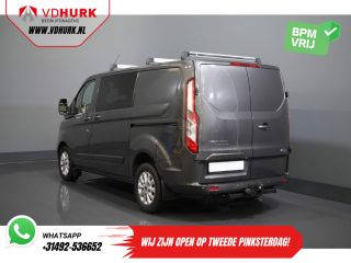 Ford Transit Custom 2.0 TDCI 130 pk Aut. DC Dubbel Cabine Limited 2x Schuifdeur/ CarPlay/ Stoelverw./ Cruise/ LMV/ Na...