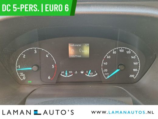 Ford Transit Custom 320 2.0 TDCI 130pk L2H1 DC 5-pers. Trend | Dubbele Cabine Euro 6 Lengte 2 CarPlay/Android Airco N... ActivLease financial lease