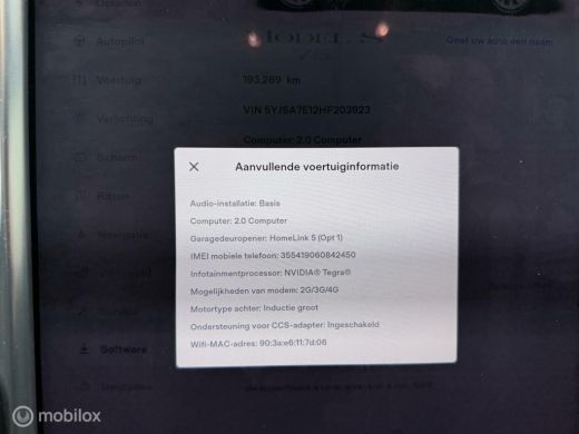 Tesla Model S 75 Base PANORAMADAK ActivLease financial lease