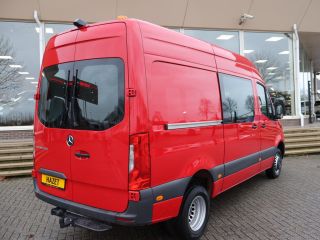Mercedes Sprinter 519 3.0 CDI V6 AUT. *9.842 KM!* UNIEKE BUS DUBBEL LUCHT / 3500 KG TREKHAAK / STANDKACHEL / MBUX N...