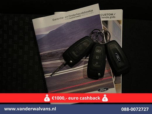 Ford Transit Custom 2.0 TDCI Automaat L1H1 Euro6 Airco | Apple Carplay | Camera | Cruisecontrol | Trekhaak parkeersen... ActivLease financial lease