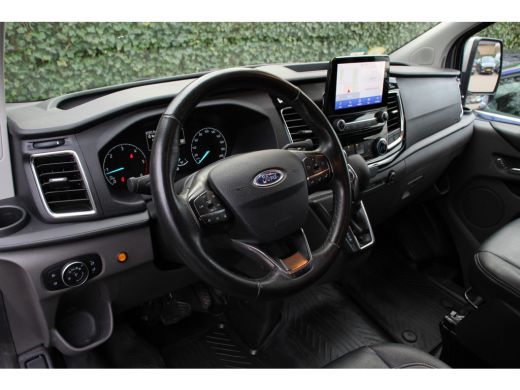 Ford Transit Custom 320 2.0 TDCI L2H1 PLATINUM DC AUTOMAAT 5-PERSOONS | 1E EIGENAAR! | NL-AUTO! | DUBBELE SCHUIFDEUR ... ActivLease financial lease