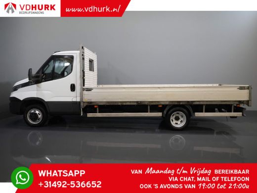 Iveco Daily 35C15 3.0 150 pk (450x210) Open Laadbak/ 3.5t Trekverm./ Tachograaf/ Gev.stoel/ Climate/ Cruise/ ... ActivLease financial lease