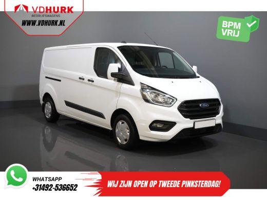 Ford Transit Custom 300 2.0 TDCI 130 pk L2 Trend BPM VRIJ! Ready2Go 2.8t Trekverm./ PDC/ Cruise/ Airco Ford Transit Custom 300 2.0 TDCI 130 pk L2 Trend BPM VRIJ! Ready2Go 2.8t Trekverm./ PDC/ Cruise/ Airco