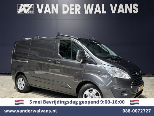 Ford Transit Custom 2.0TDCI 130pk Automaat L1H1 Euro6 Airco | 2x zijdeur | Trekhaak | LM velgen Cruisecontrol, Parkee...