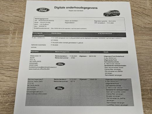 Ford FOCUS Wagon 1.0 EcoBoost ST Line Business | Dealer Onderhouden! | Trekhaak | Winter Pack | B&O | LED | Clima ... ActivLease financial lease