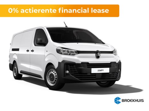 Citroën Jumpy 1.5 BlueHDI 120 S&S L2 ACTIE! 0,0% FINANCIAL LEASE - 36 MND / Prijs excl. BTW, BPM en kosten rijk... ActivLease financial lease