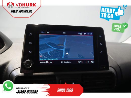 Peugeot Partner 1.5 HDI 130 pk Aut. L2 BPM VRIJ! Ready2Go 3 Pers./ CarPlay/ Camera/ Navi/ Cruise/ PDC ActivLease financial lease