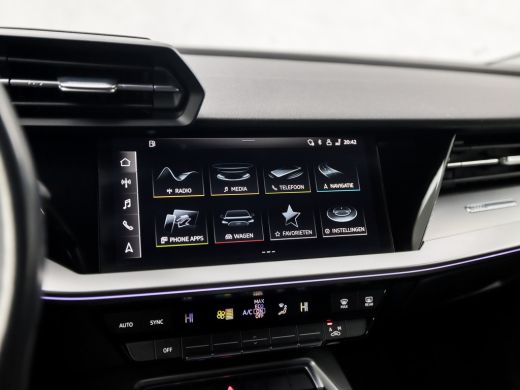 Audi A3 Sportback 30 TFSI Sport Automaat (APPLE CARPLAY, GROOT NAVI, SFEERVERLICHTING, ADAPTIVE CRUISE, S... ActivLease financial lease