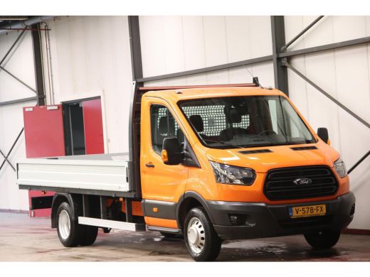 Ford Transit met nieuwe NIEUWE MOTOR OPEN LAADBAK DUBBELLUCHT TREKHAAK 2800KG ActivLease financial lease