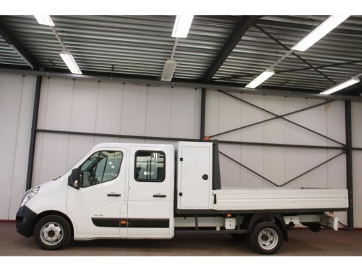 Renault Master 2.3 dCi DC DUBBEL CABINE OPEN LAADBAK ActivLease financial lease