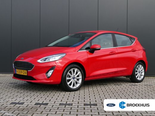 Ford Fiesta 1.0 EcoBoost Titanium | Climate Control | Lichtmetalen velgen | CarPlay/Android Auto | Sportstoel...