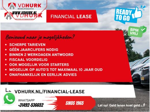 Peugeot Partner 1.6 HDi BPM VRIJ! Ready2Go PDC/ Cruise/ Airco/ APK 2-2026 ActivLease financial lease