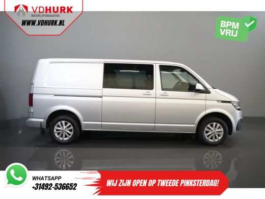Volkswagen Transporter T6.1 2.0 TDI 150 pk DSG Aut. L2 DC Dubbel Cabine Highline BPM VRIJ! Adapt.Cruise/ LED/ 2xSchuifde... ActivLease financial lease