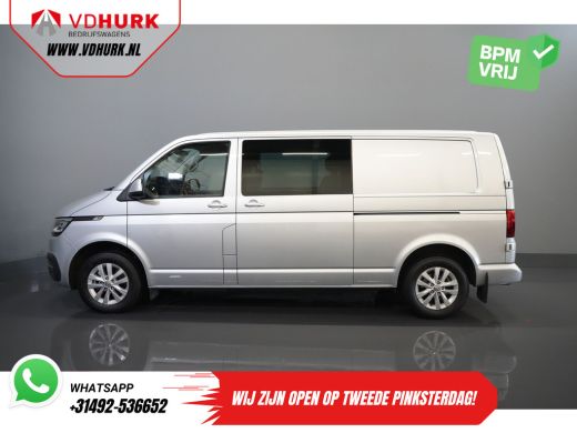 Volkswagen Transporter T6.1 2.0 TDI 150 pk DSG Aut. L2 DC Dubbel Cabine Highline BPM VRIJ! Adapt.Cruise/ LED/ 2xSchuifde... ActivLease financial lease