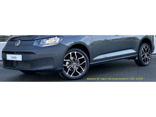 Volkswagen Caddy BPM VRIJ | 102 PK | Airco | Trekhaak | Apple Carplay | PDC achter | ActivLease financial lease