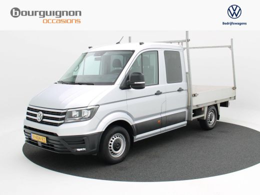 Volkswagen Crafter 35 2.0 TDi 140 Pk L3 DC Comfortline | Open Laadbak | 6 Zitplaatsen | Cruise Control | Privacy Gla...