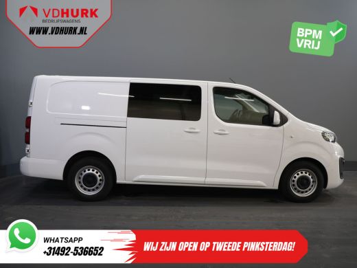 Peugeot Expert 2.0 HDI 125 pk Aut. DC Dubbel Cabine Navi/ Camera / Cruise/ Airco/ Trekhaak /PDC /Carplay ActivLease financial lease