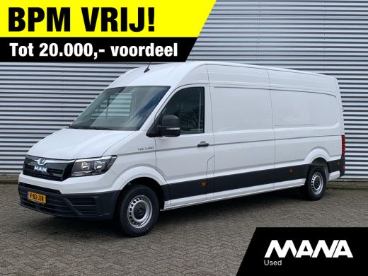 MAN TGE 35 3.160 RWD Automaat CarPlay Airco Cruise Trekhaak Camera 12V Voorruitverwarming Opstap Bluetoot... MAN TGE 35 3.160 RWD Automaat CarPlay Airco Cruise Trekhaak Camera 12V Voorruitverwarming Opstap Bluetoot...