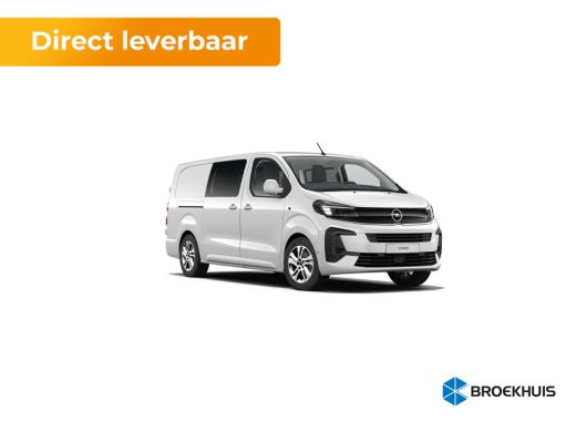 Opel Vivaro Dubbele Cabine 2.0 Diesel 180pk S&S 8AT Automaat | Full Eco LED koplampen met dagrijverlichting Opel Vivaro Dubbele Cabine 2.0 Diesel 180pk S&S 8AT Automaat | Full Eco LED koplampen met dagrijverlichting