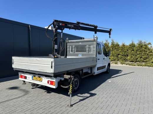 Renault Master 2.3 dCi 131 pk E6 / PICK UP / L4 MAXI / 1e EIG. / HIAB KRAAN / AIRCO / CRUISE / 3-ZITS ActivLease financial lease