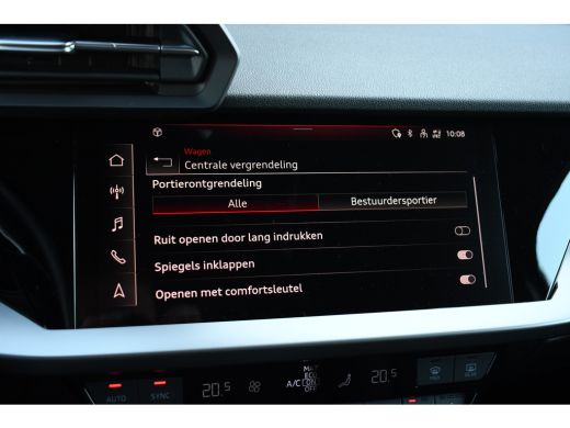 Audi A3 Sportback 40 TFSI e S-zetels ACC Head-up 19inch El-klep ActivLease financial lease
