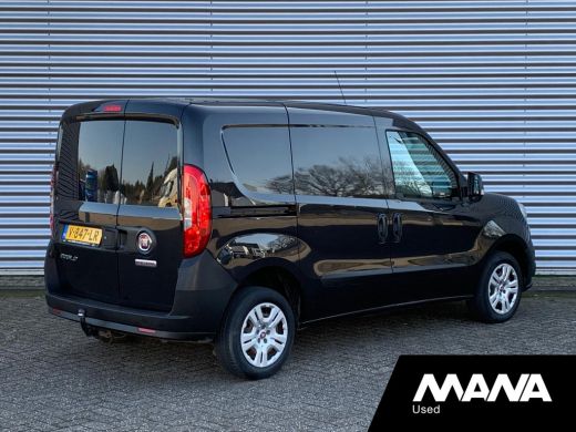 Fiat Dobló Cargo 1.3 MJ L1H1 Actual Airco Trekhaak Bluetooth 12V Betonplex USB Zwart AUX ASR ActivLease financial lease