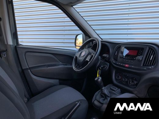 Fiat Dobló Cargo 1.3 MJ L1H1 Actual Airco Trekhaak Bluetooth 12V Betonplex USB Zwart AUX ASR ActivLease financial lease