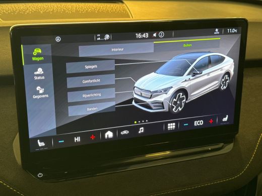 Skoda ENYAQ Coupé iV 80 RS 300pk / 21" lichtmetalen velgen / Warmtepomp / Verwarmbare voorstoelenr ActivLease financial lease