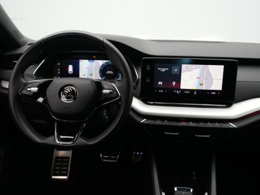 Skoda Octavia Combi 1.0 e-TSI 110pk DSG Sport Business Black Edition Navigatie Trekhaak Virtual Cockpit Pdc Cru... ActivLease financial lease