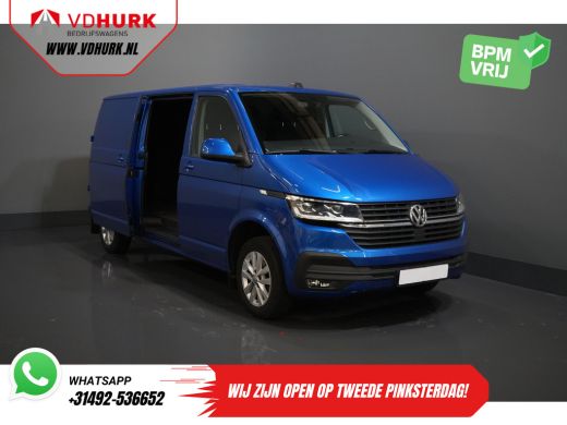 Volkswagen Transporter T6.1 2.0 TDI 150 pk L2 DSG Aut. Highline BPM VRIJ! Adapt.Cruise/ 2.5t Trekhaak/ Standkachel/ Stoe... ActivLease financial lease